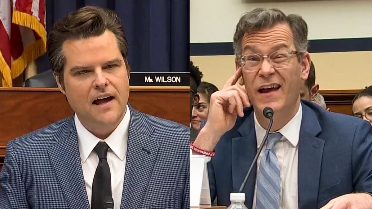 Matt Gaetz busted for pushing China's 'propaganda' at Armed Services hearing
