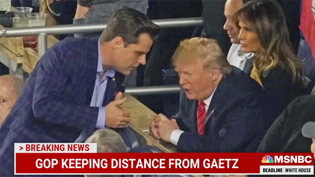 ‘Stoned, skeevy, and stupid is no way to go through Congress, Matt’: MSNBC analyst has advice for Gaetz