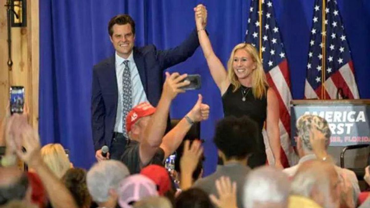 WATCH: Marjorie Taylor Greene and Matt Gaetz boot researcher from 'open to the public' event
