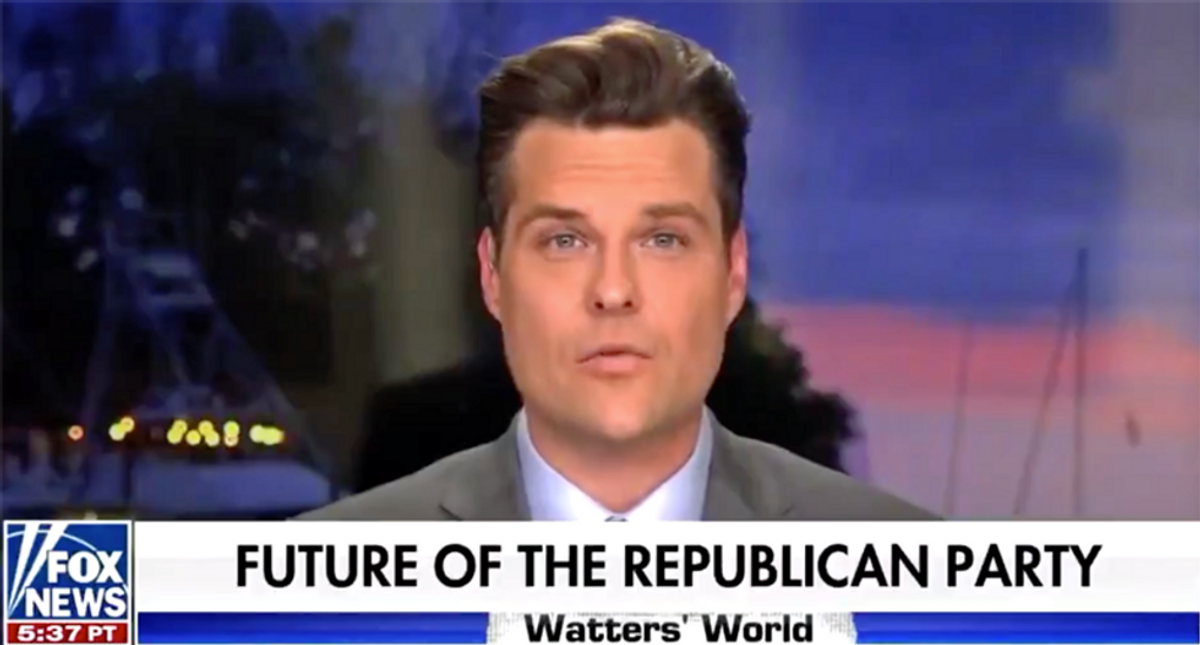 Matt Gaetz is so politically toxic that even Sean Hannity has seemingly 'abandoned' him: report