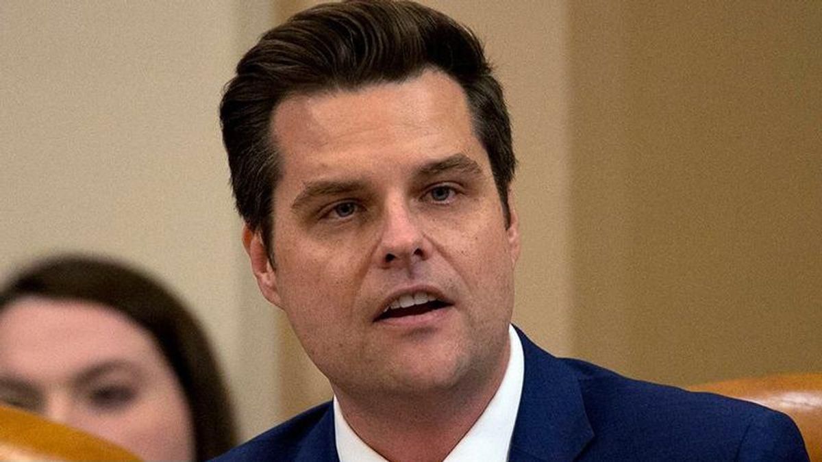 'Entitled, unpleasant creep' Matt Gaetz ripped to shreds for claiming a 'witch hunt' is out to get him