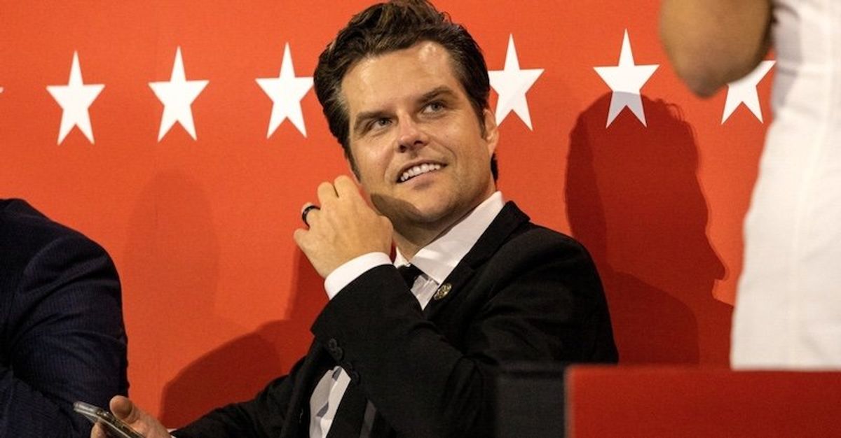 'Not so cool': Matt Gaetz creeps out MAGA fans by sharing silhouette of woman reporter