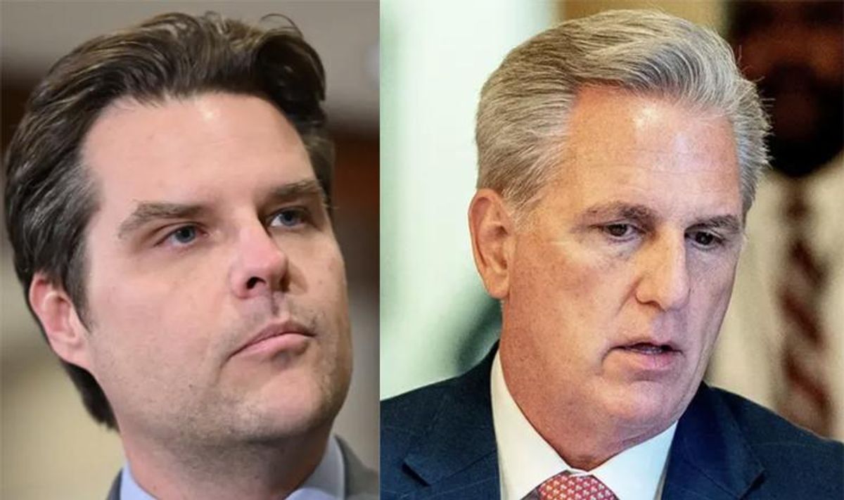 'Gaetz is the one who should be convicted': Kevin McCarthy trashes former GOP colleague