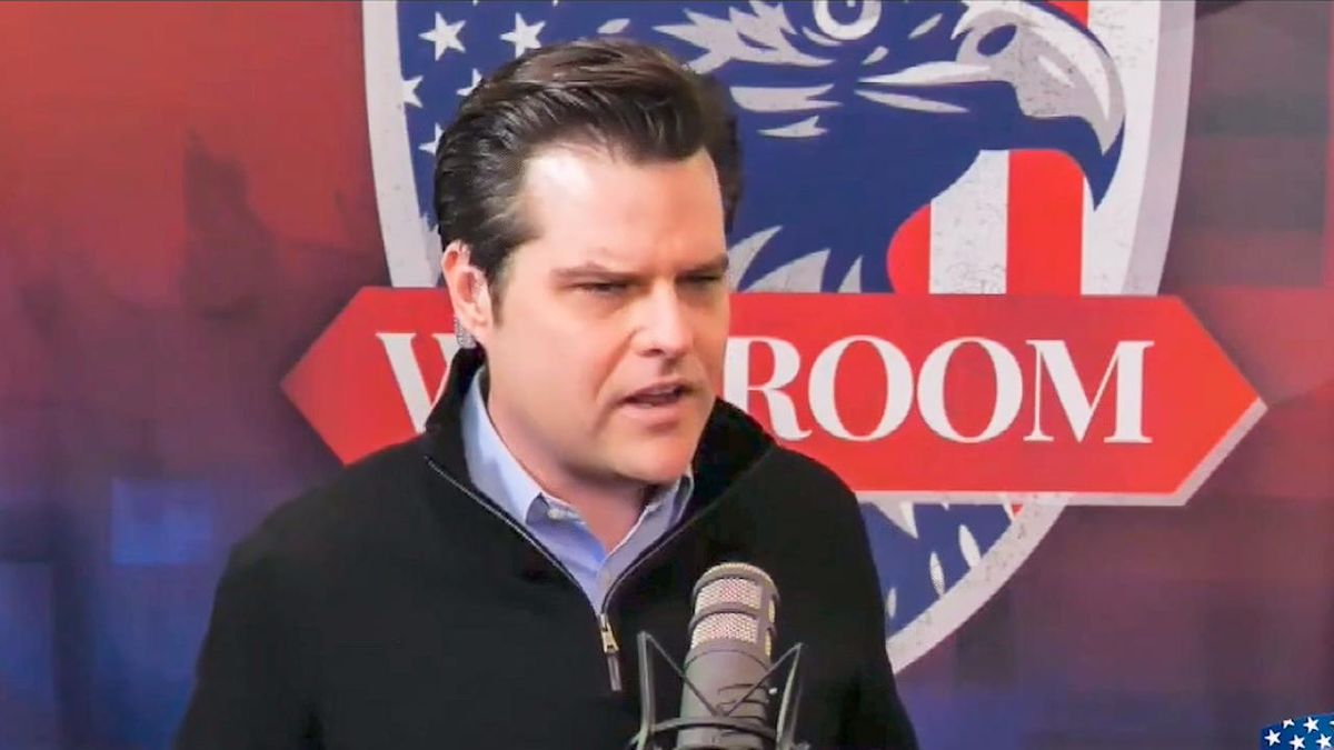 Matt Gaetz urges GOP not to impeach Biden because Democrats will 'take out the trash'
