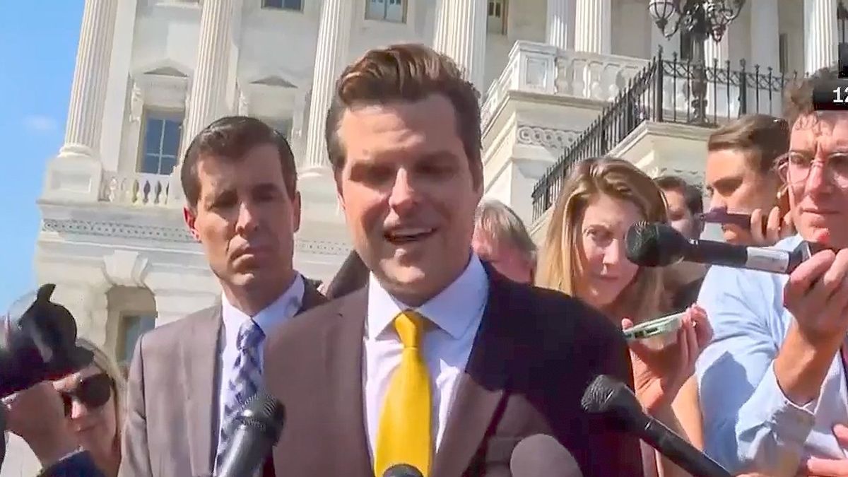 Matt Gaetz says he briefed Trump on plan to oust McCarthy – after Trump claims not to 'know anything'