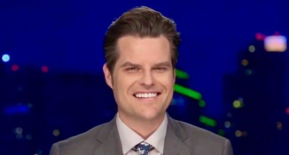 Matt Gaetz says 'women who look like a thumb' shouldn't complain about abortion rights