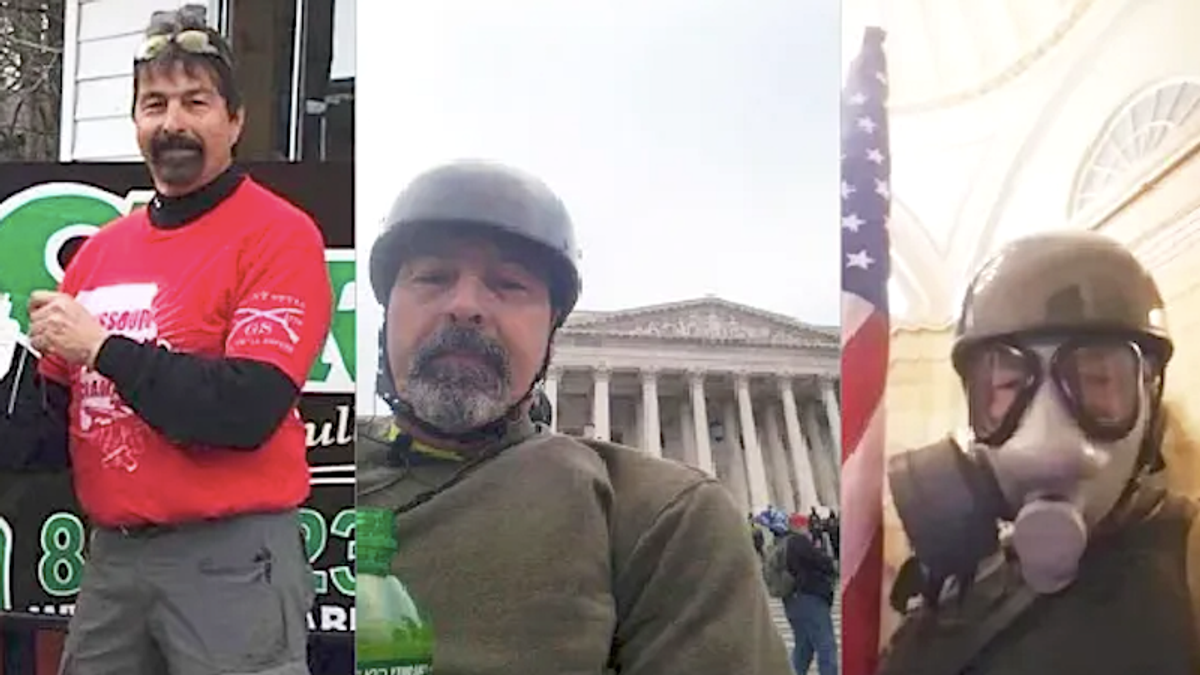 'Hot-head' gun shop owner identified as Capitol rioter by his Facebook friends -- who say he 'had grown bitter'