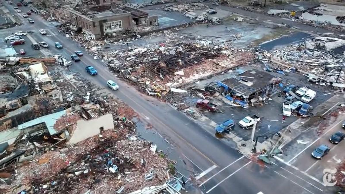 Death toll climbs as pummeled communities assess tornado catastrophe
