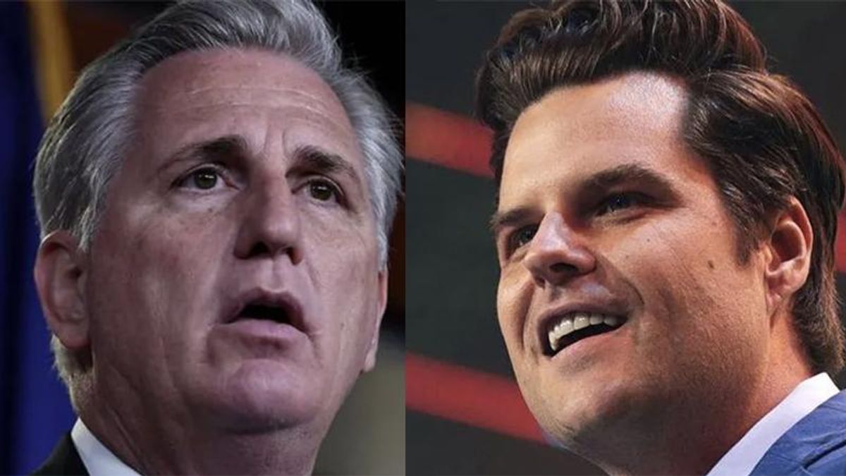 Speaker role? Matt Gaetz definitively answers if he wants Kevin McCarthy's job