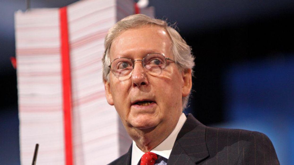 Mitch McConnell called out for offering a 'poison pill' that would stop voting reform