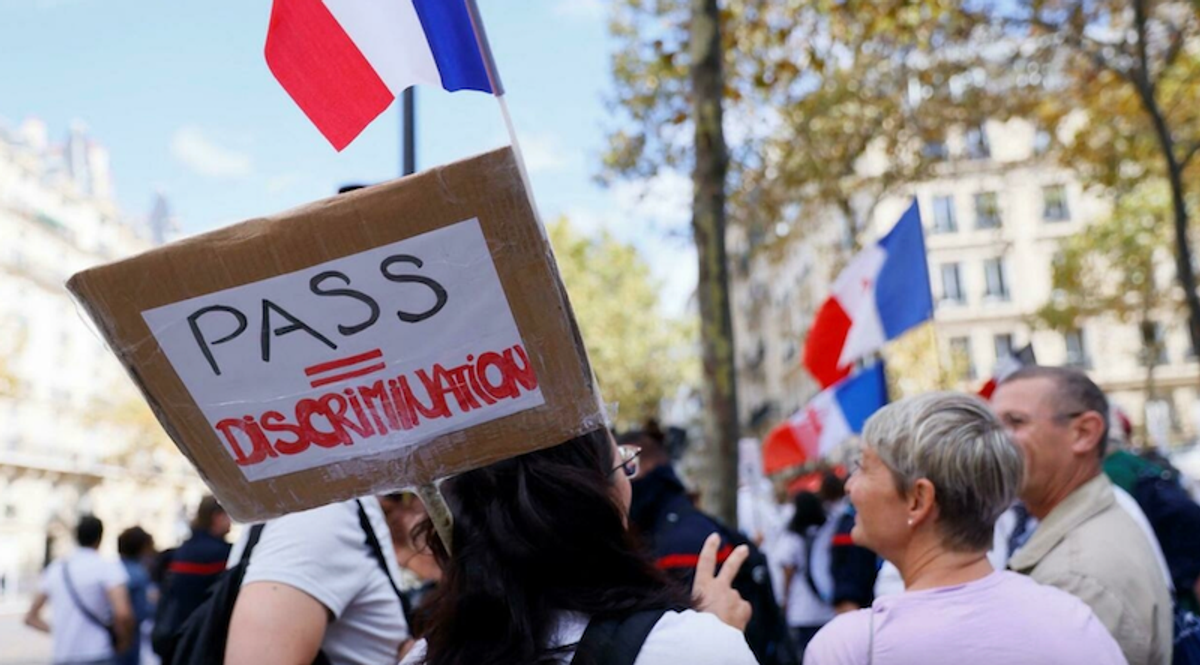 France suspends 3,000 unvaccinated health workers without pay