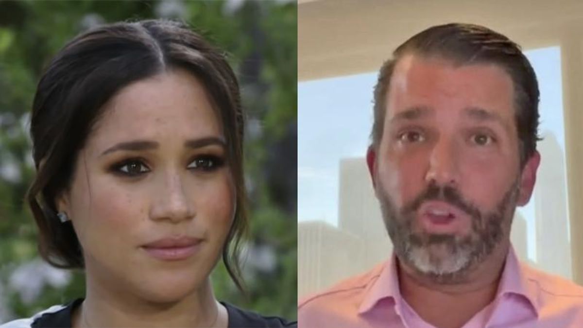 'Literally no one cares': Donald Trump Jr brutally mocked over his 'embarrassing' rant on Meghan Markle