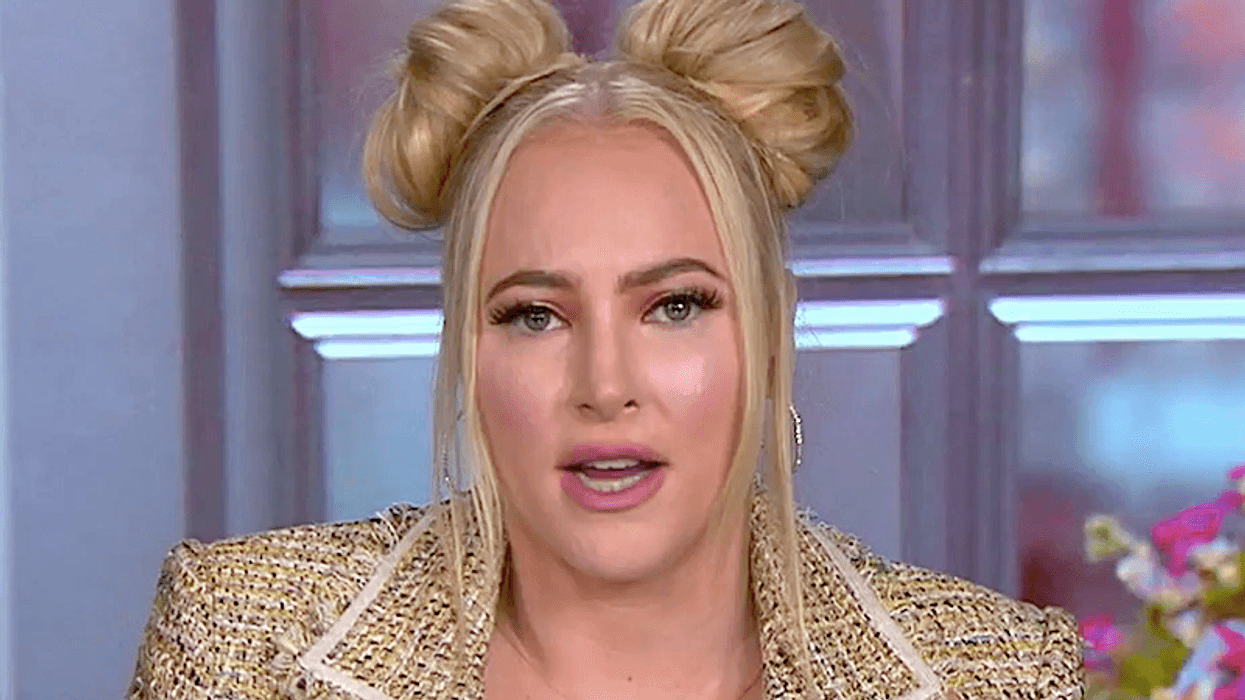 The View's Meghan McCain warns QAnon kook will end up in the White House if Dems aren't nicer to Republicans