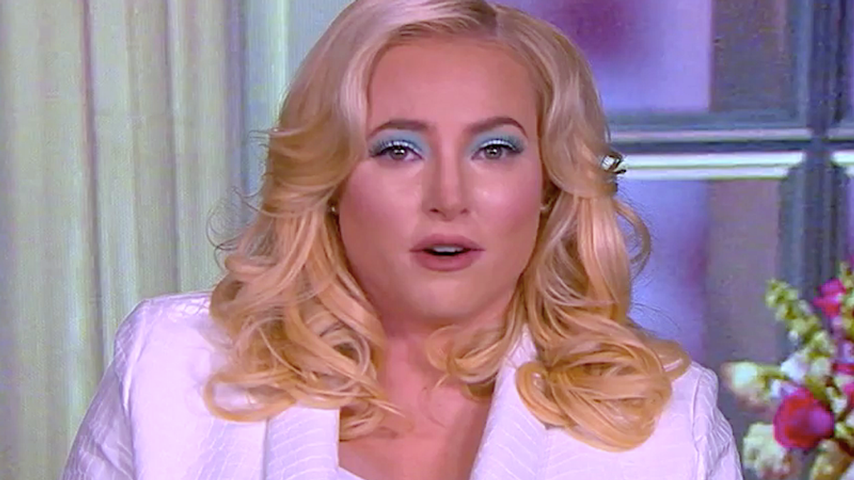 The View's Meghan McCain instantly contradicts herself on cross-party outreach: 'I'm not voting for a Democrat'