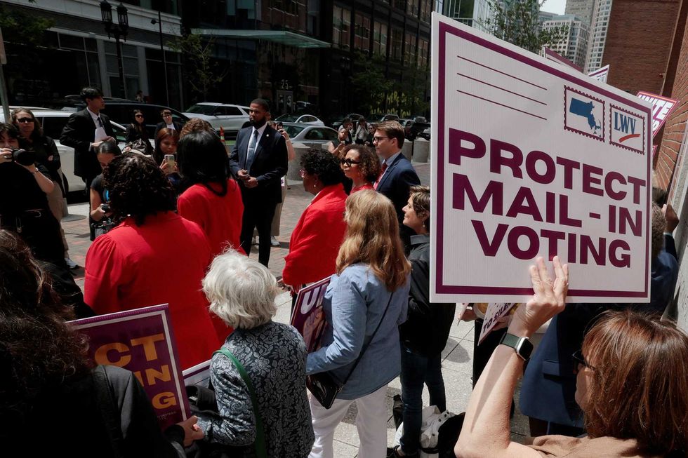 Trump under fire in court as judge strips down his order to restrict mail voting