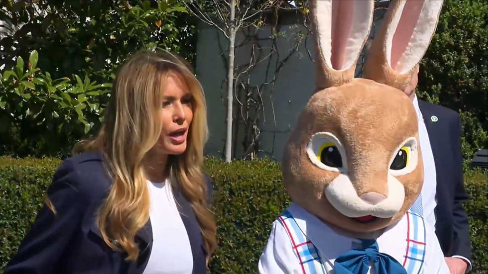 Melania's Easter message to kids in war zones: Trump bombing Iran 'for their future'