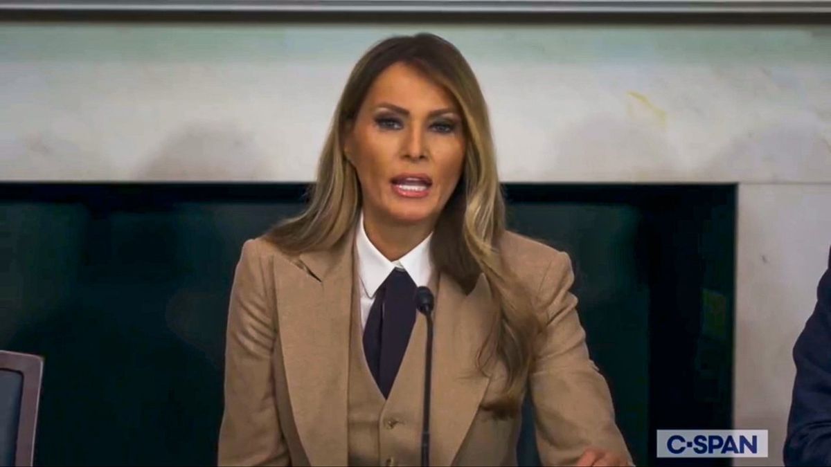 Melania Trump turns deepfake roundtable into partisan spectacle with swipe at Democrats