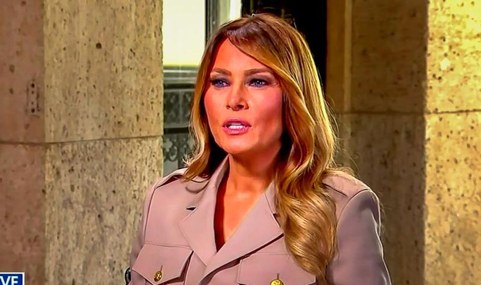 'Never say never': Melania Trump says White House could be her home again