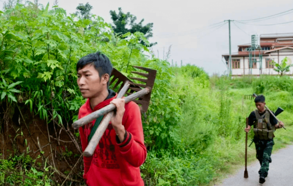 Myanmar's landmine clearers working with pliers and bare hands