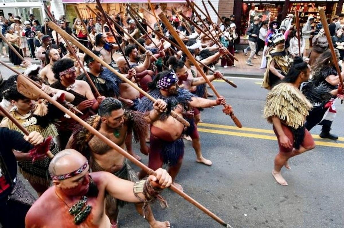 Tens of thousands march in New Zealand Maori rights protest