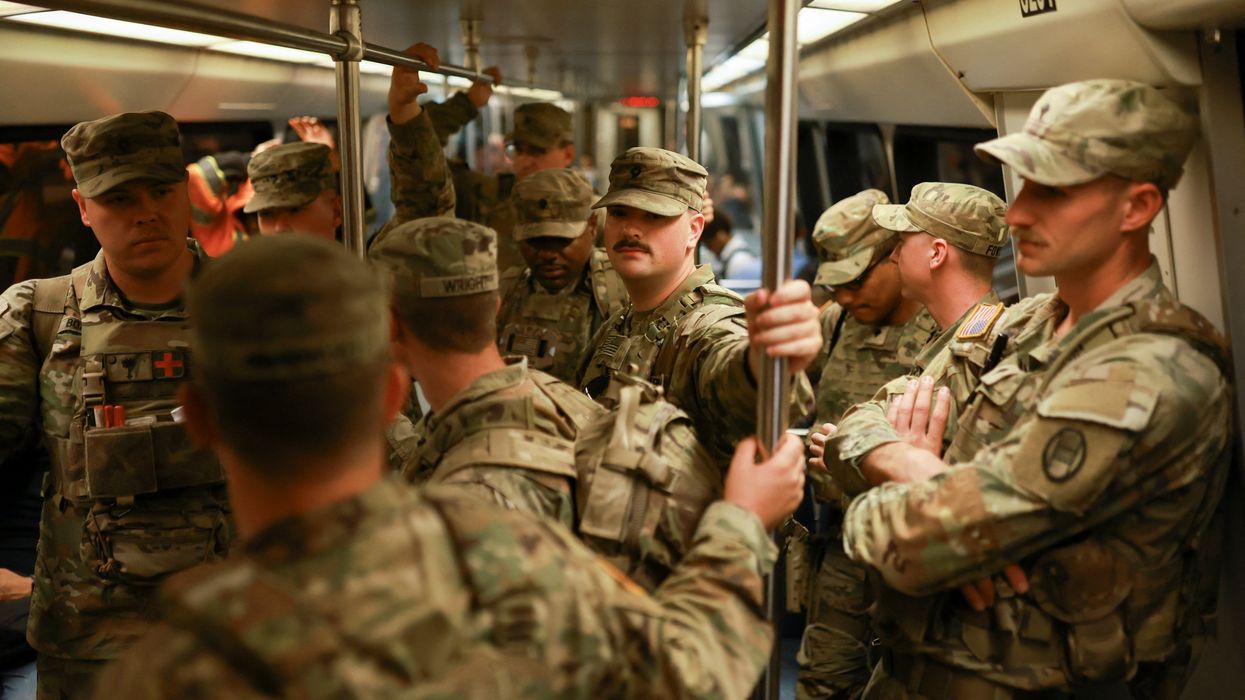 Trump's DC chaos continues as Metro train rider tries to grab National Guard soldier's gun