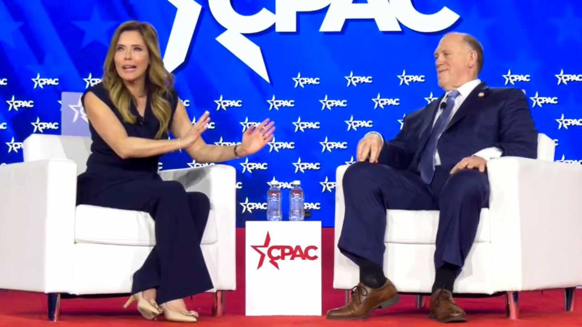 'People, come on!' CPAC host shocked after audience doesn't boo Joe Biden