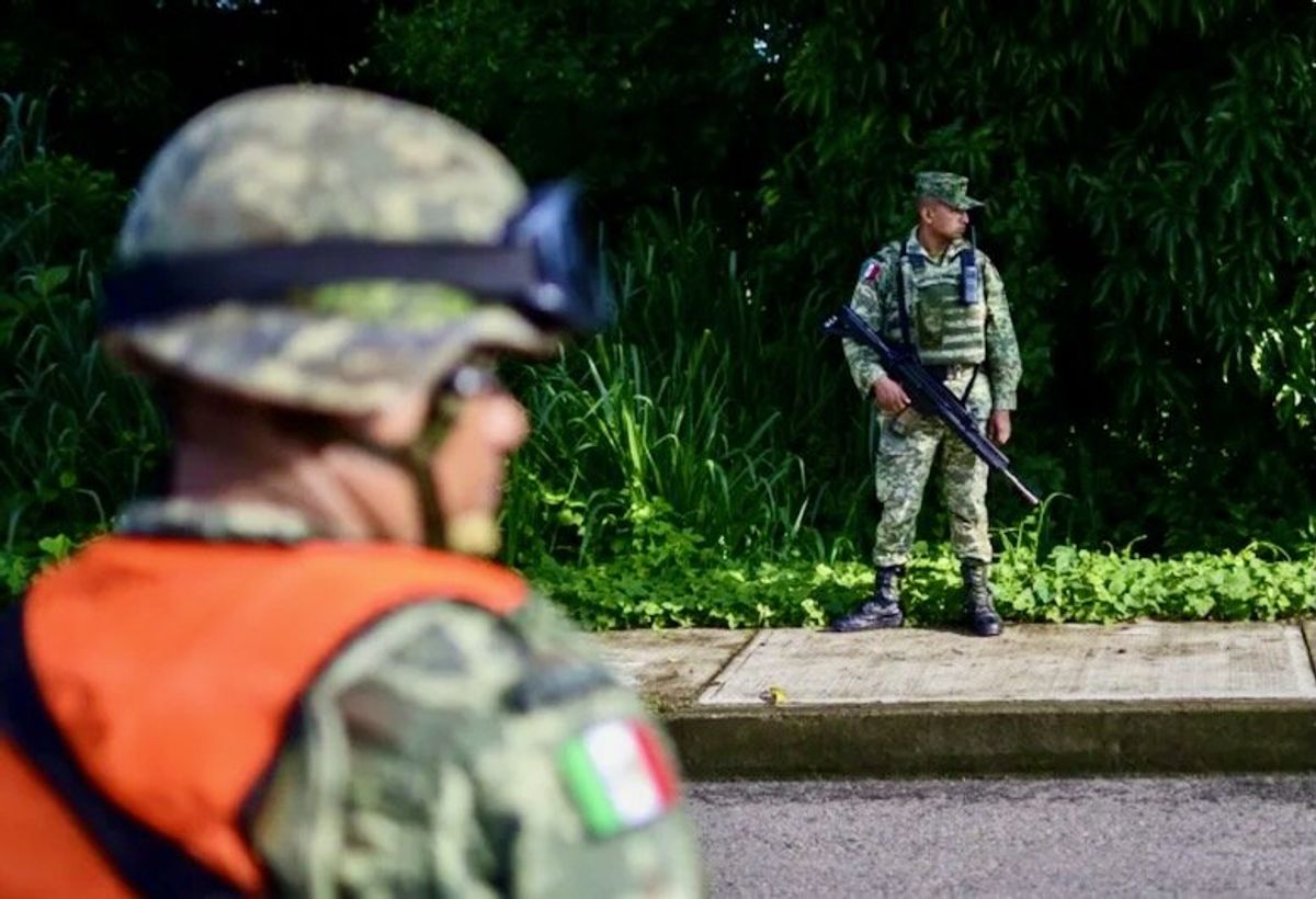 Major search in Mexico for 16 kidnapped police employees