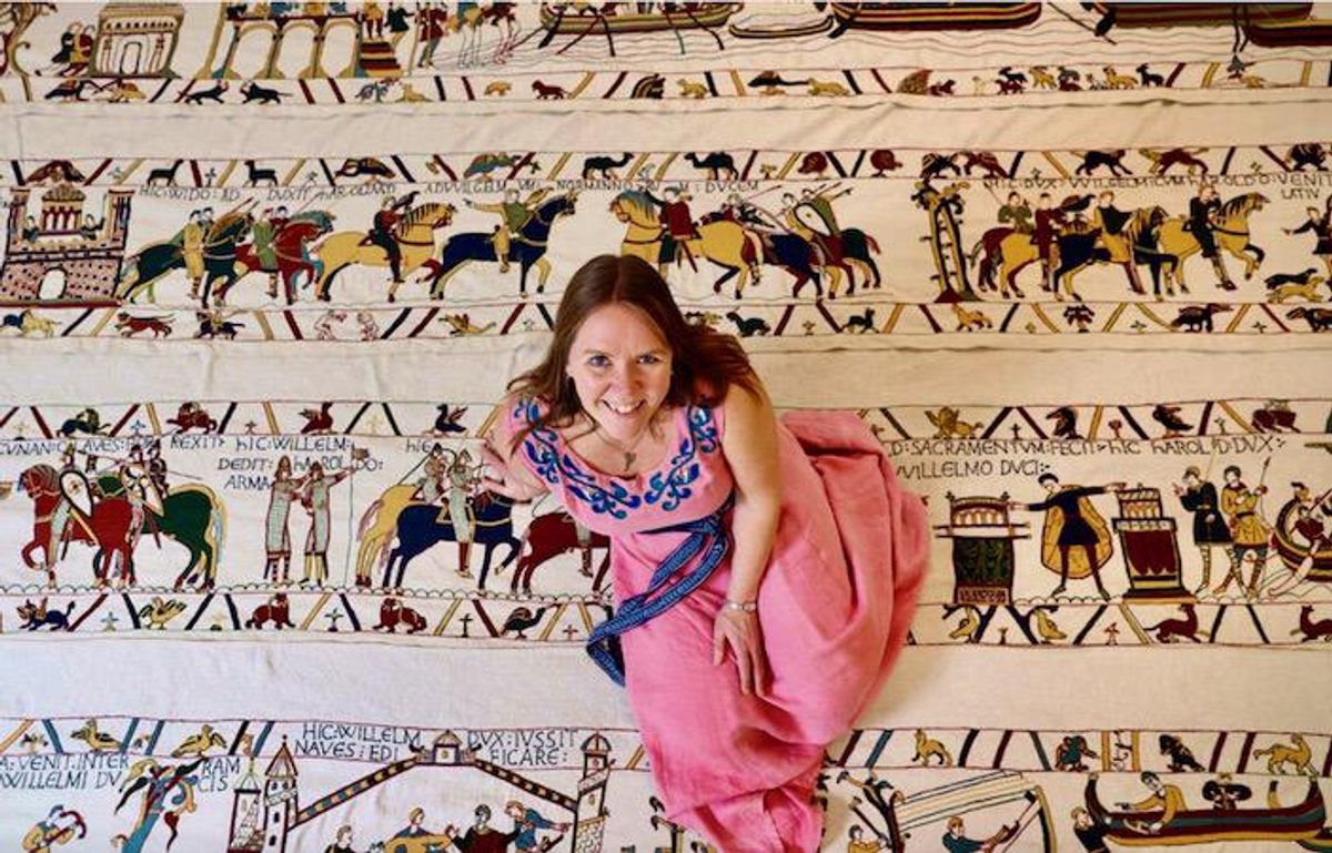 UK woman on 11year mission to reproduce Bayeux Tapestry Raw Story