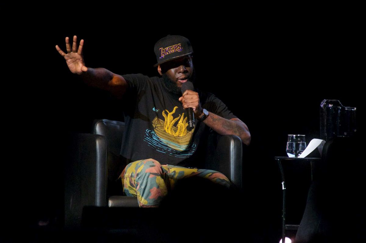 Hip hop legend hits back at 'creepy racist weirdo' who challenged him to boxing match