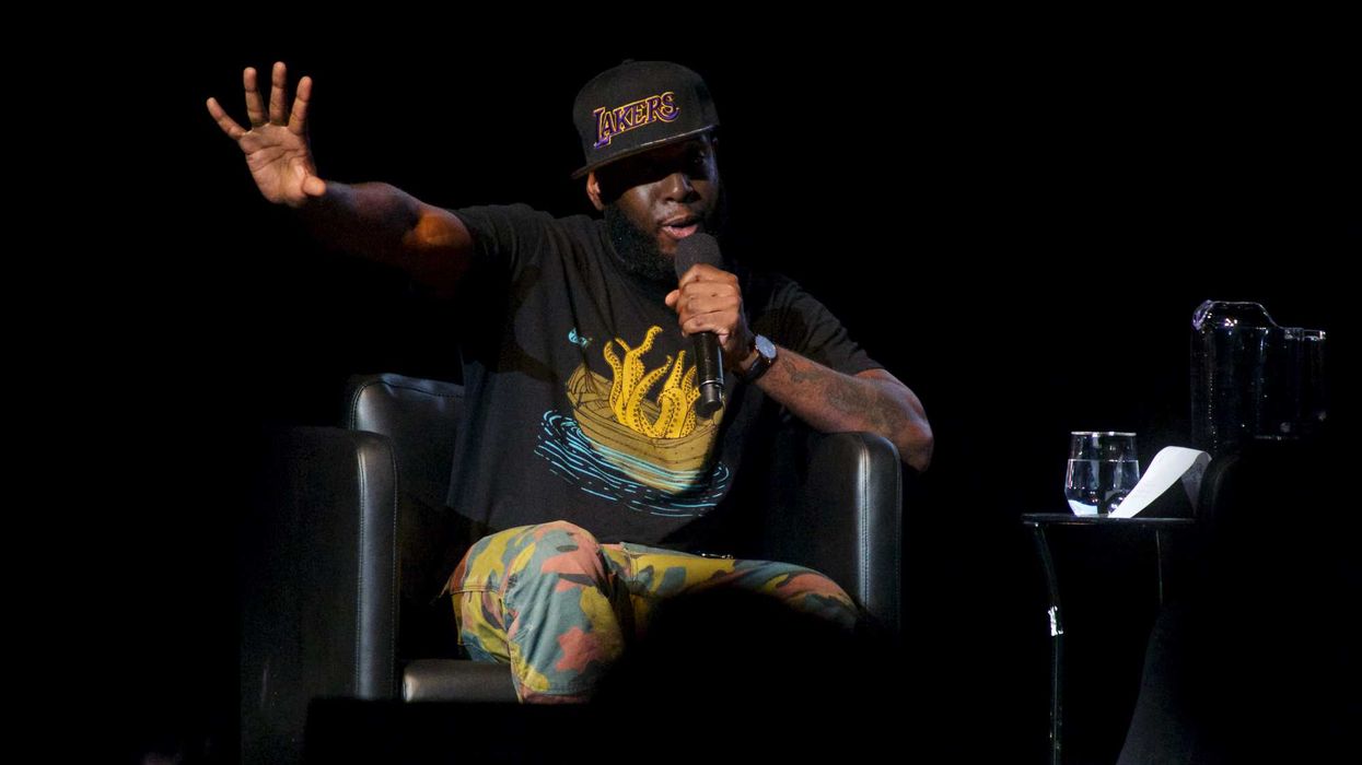 Hip hop legend hits back at 'creepy racist weirdo' who challenged him to boxing match