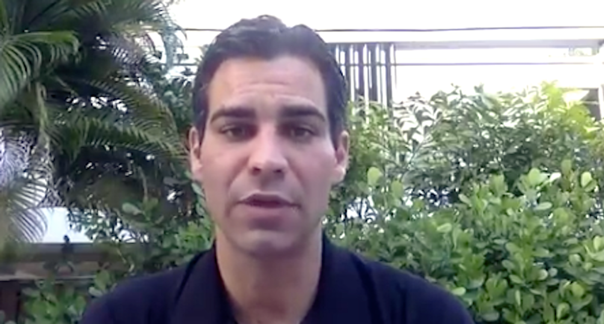 Trump supporters heckle Miami's GOP mayor outside courthouse: 'We got a swamp monster here!'