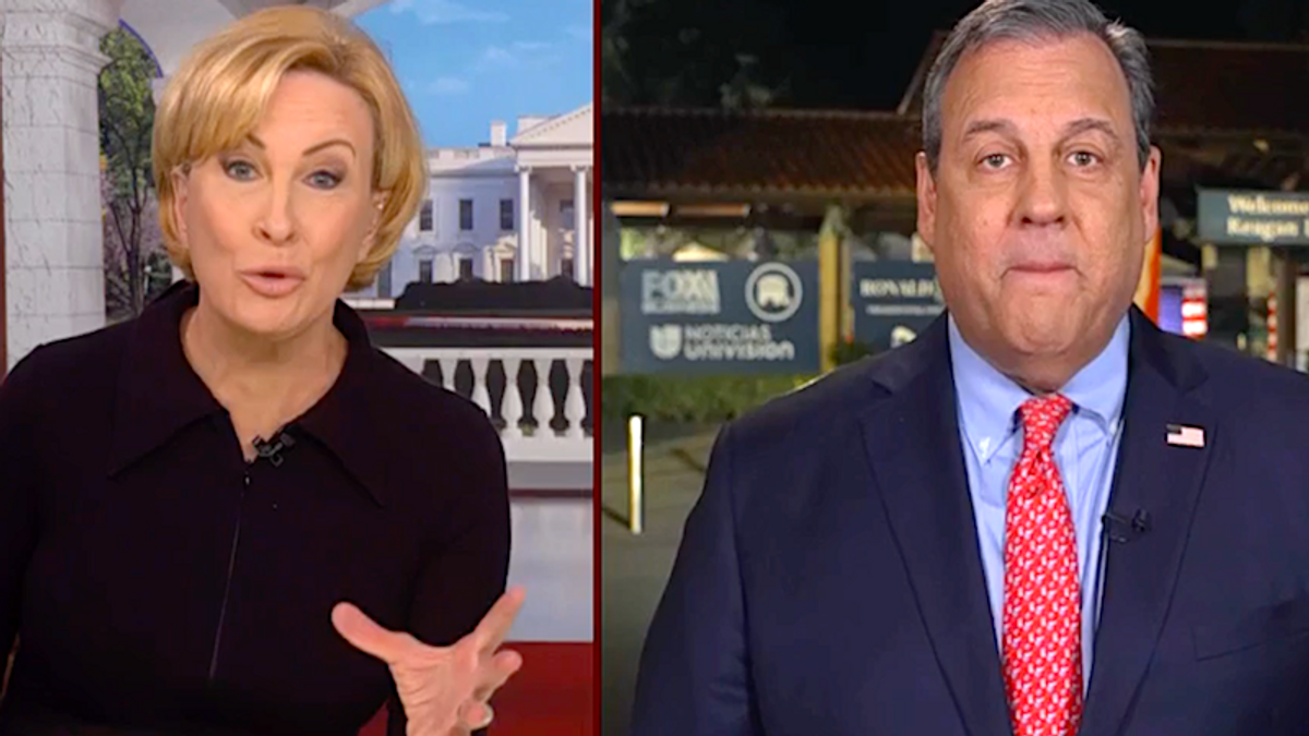 'What was going on?' MSNBC's Mika hammers Chris Christie over GOP debate failures