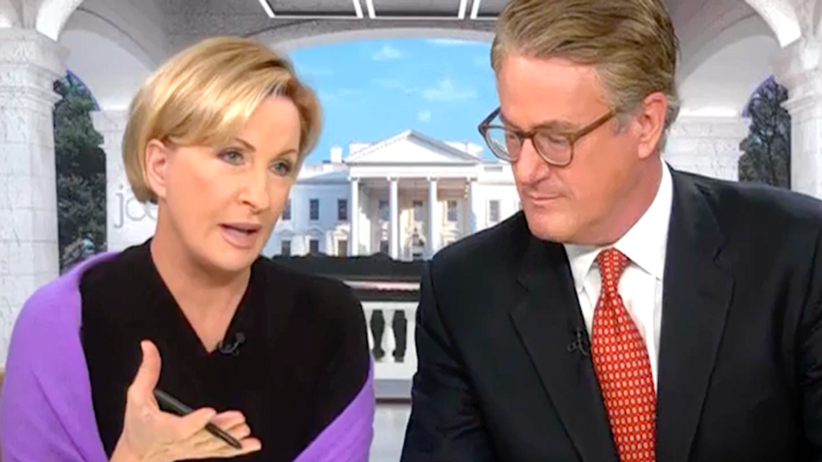'Sleazy deals and crimes': MSNBC's Mika sums up Trump's entire political career