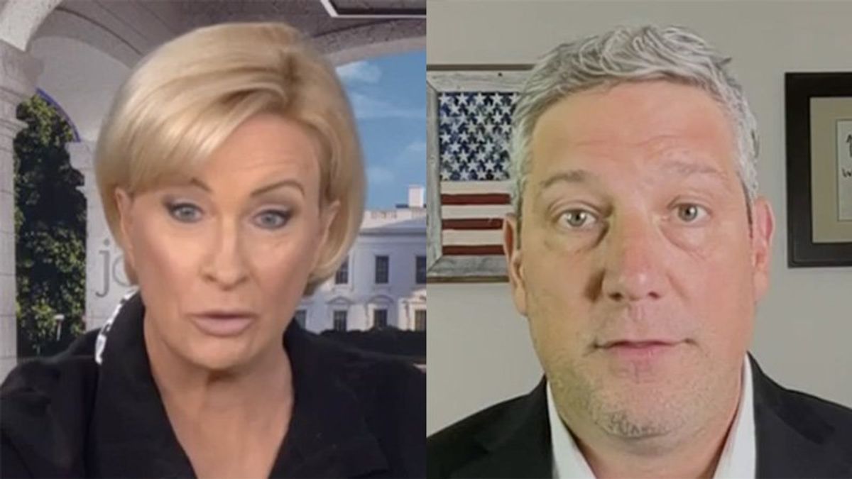 'No one is being Trumpy here': MSNBC's Mika snaps at ex-Dem lawmaker over Biden demand