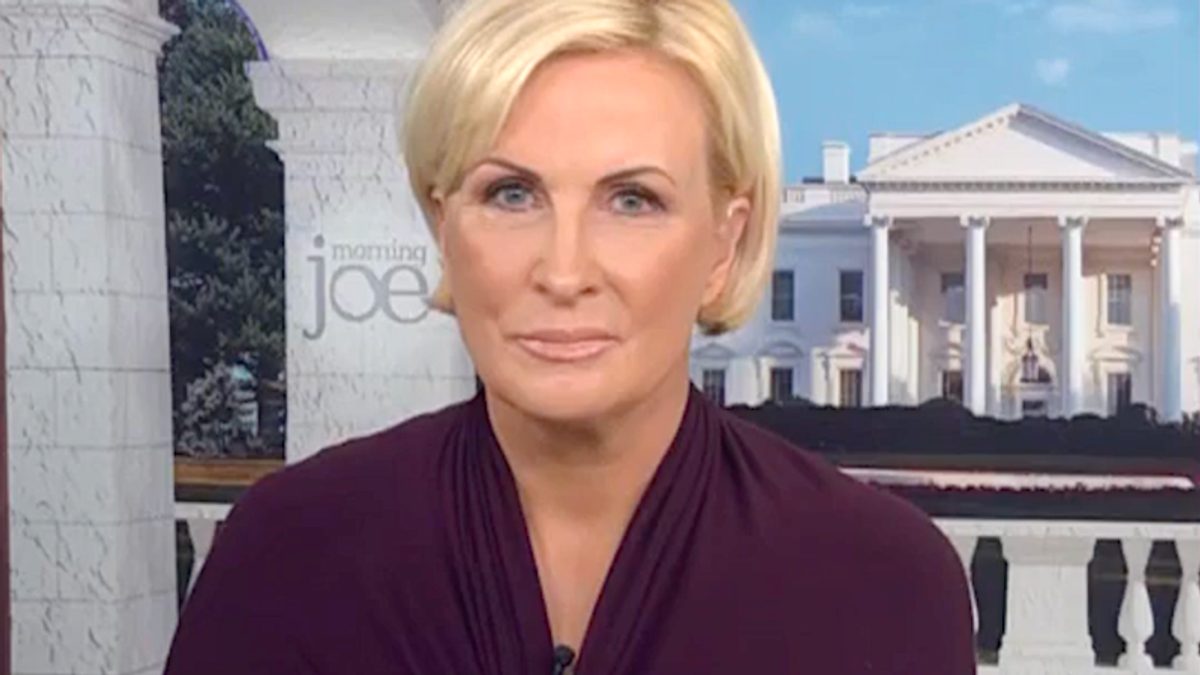 'Wrong place at wrong time': MSNBC's Mika Brzezinski shakes head in dismay at Trump boast