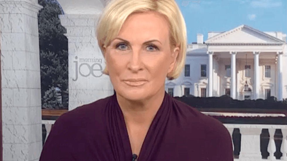 'Wrong place at wrong time': MSNBC's Mika Brzezinski shakes head in dismay at Trump boast