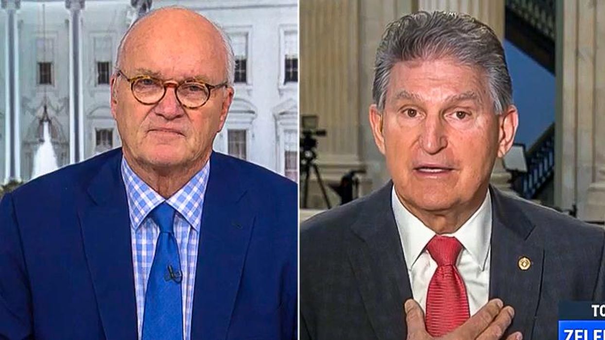 WATCH: Joe Manchin stammers after MSNBC host confronts him with facts about West Virginia poverty