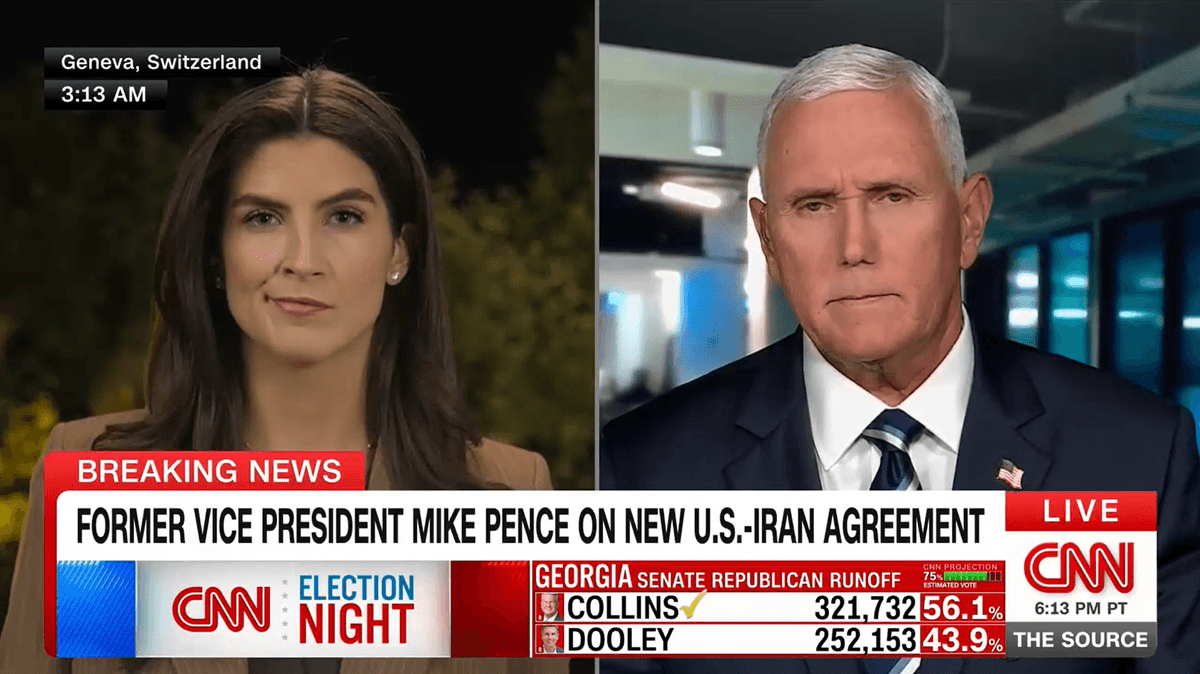 Mike Pence scorches Trump's embattled Iran deal on CNN: 'Much bigger than a mistake'