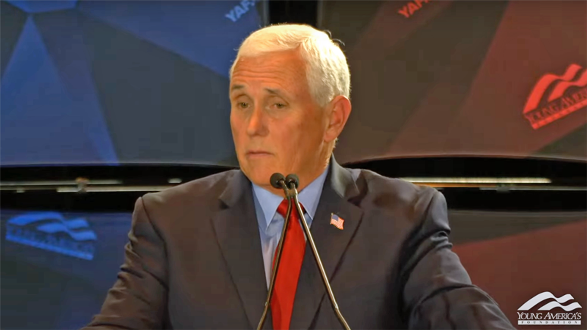 Mike Pence offers a name when asked who told him to 'buck' Trump and certify the vote