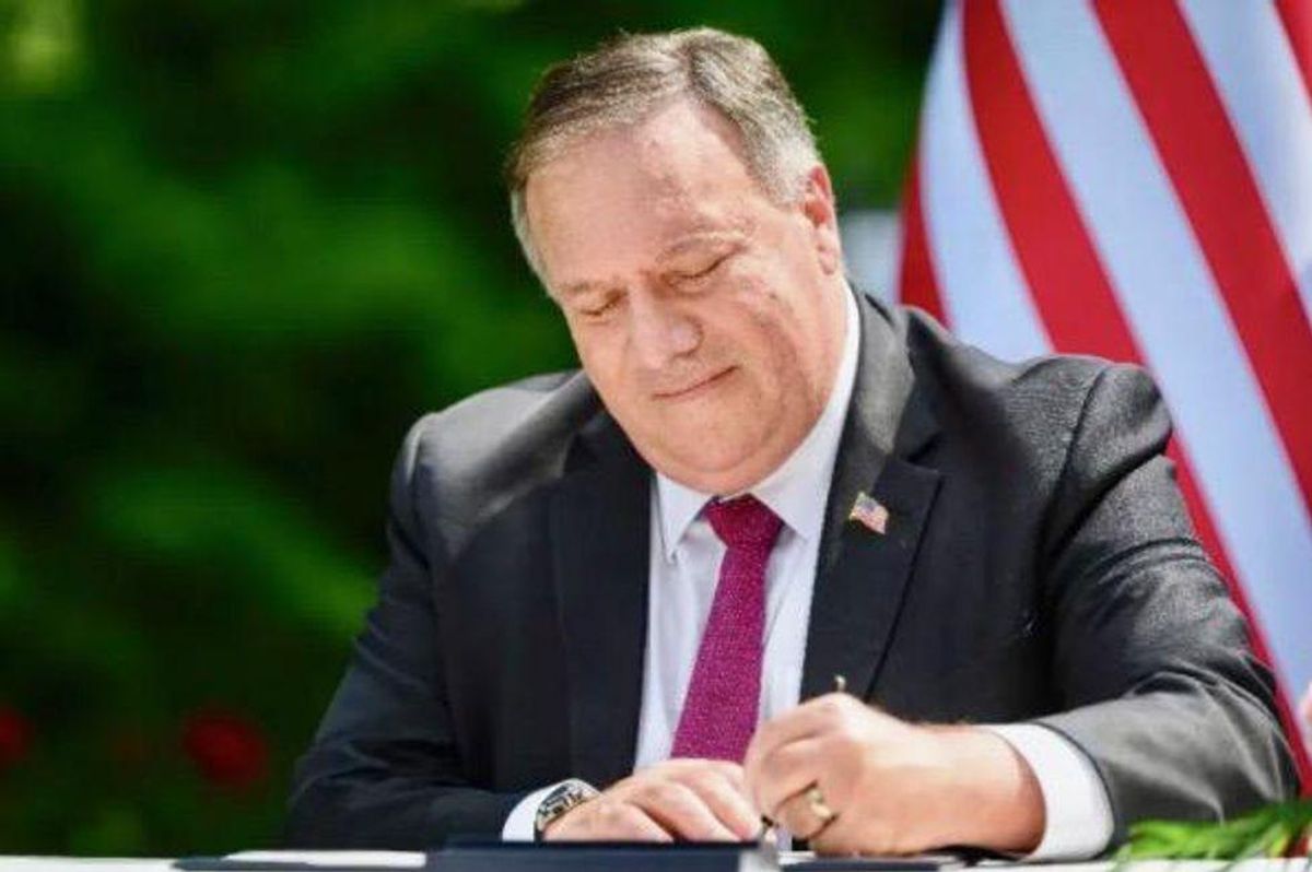 Mike Pompeo and Marjorie Greene were hacked on pro-Trump social media site GETTR