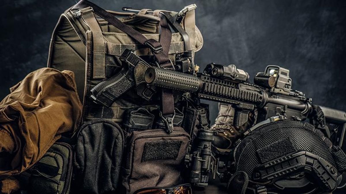 military equipment body armor