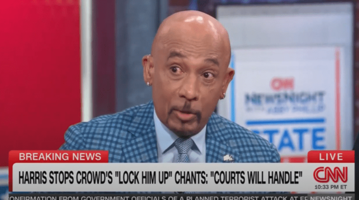 Montel Williams praises Harris on CNN and tears up sharing 'why I put a uniform on'