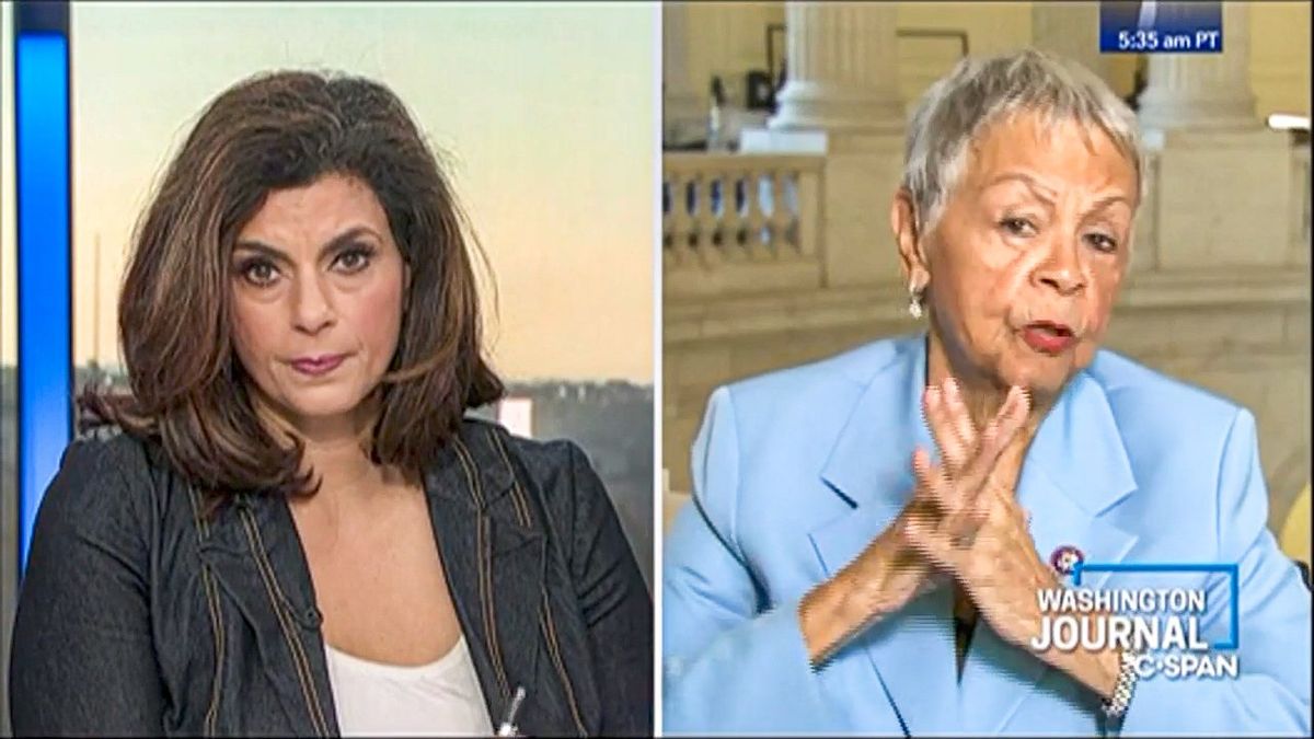 'A convicted felon and a liar': Dem spits fire at C-SPAN host believing Trump's promises