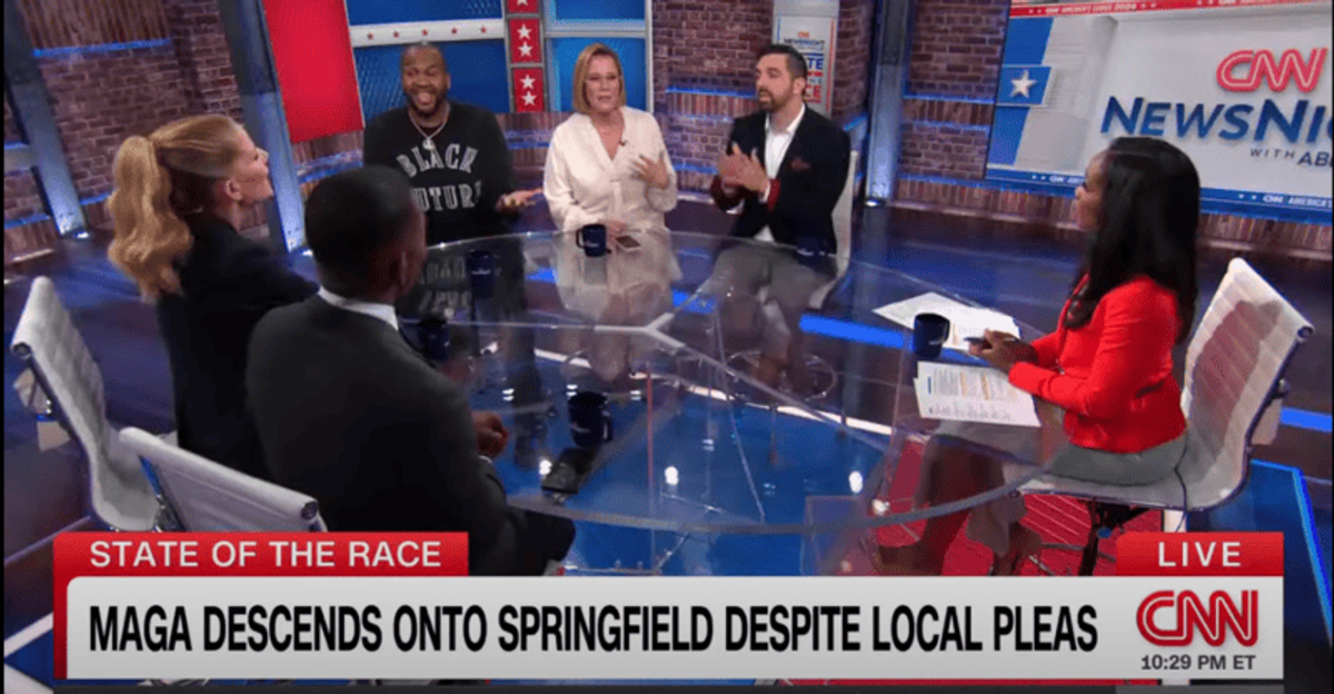 'No one said that!' CNN guest laughs in disbelief as heated panelists shout at each other