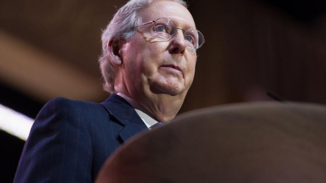 Mitch McConnell slammed as the 'eager handmaiden' of dark money groups
