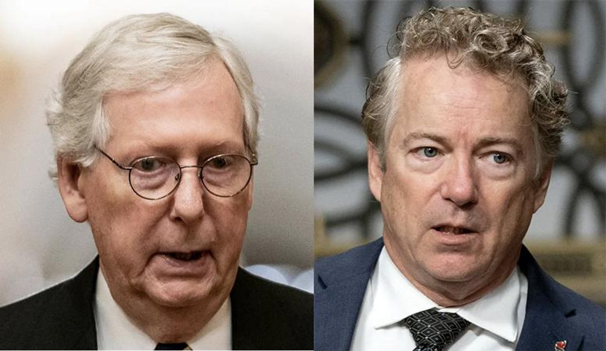 Mitch McConnell takes shot at Rand Paul after meeting with Ukraine's Zelenskyy