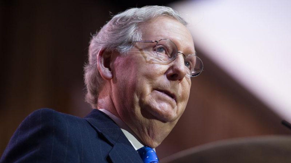McConnell takes another swipe at Trump and warns even his slogan echoes the 1930s