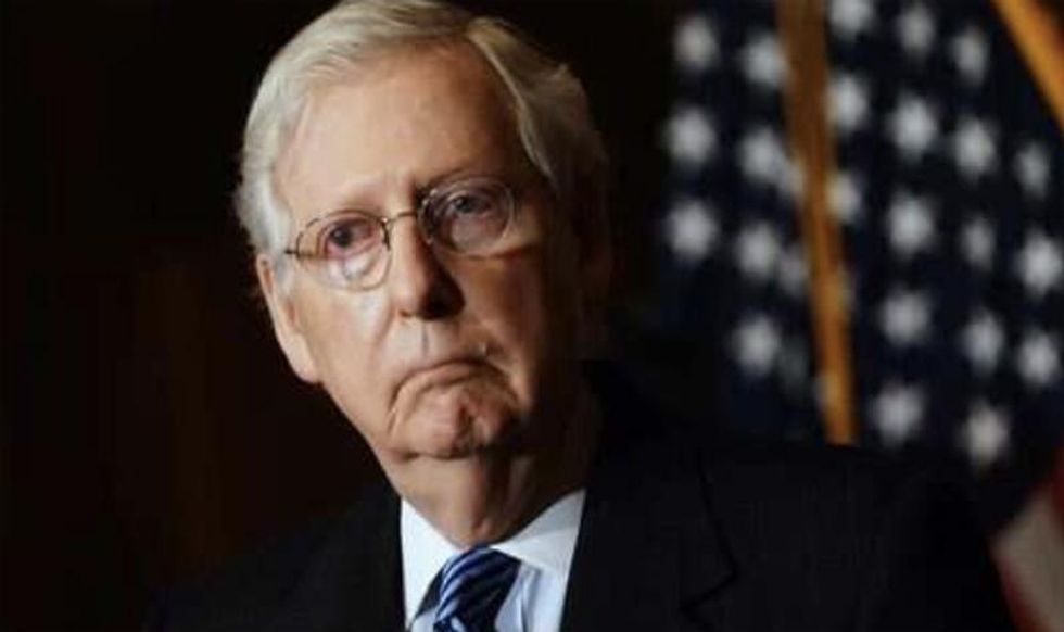 Mitch McConnell has tripped and fallen at least three times this year – only one was reported