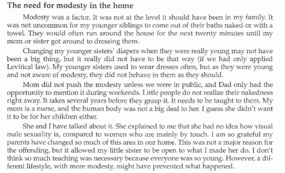 Modesty
