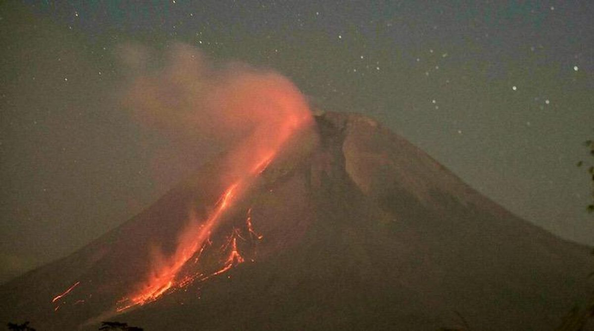 Indonesia volcano erupts, blankets villages in ash